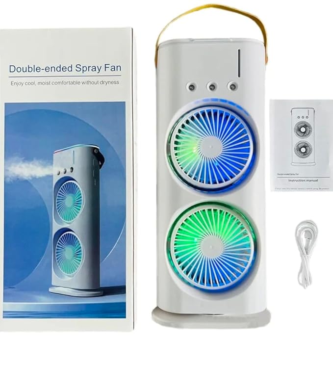 Ventilador-humidificador doble